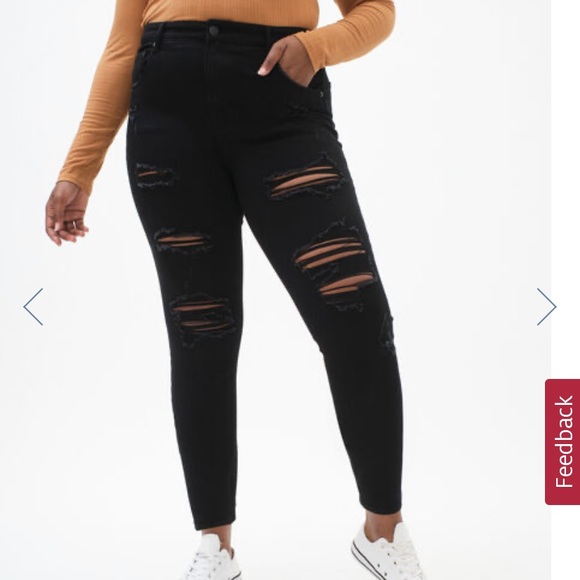 Black High-Rise Jegging Skinny Jeans - Picture 1 of 7